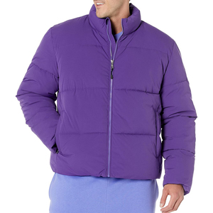Chaqueta acolchada de invierno de estilo americano de alta calidad para hombres, cuello levantado con bolsillos con capucha, precio de fábrica, buena venta - Product Image 4