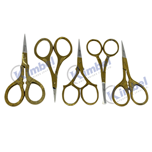 Kéo Thêu Thép Không Gỉ Châu Âu Cổ Điển Kéo Thợ May Cắt Kéo Cổ Công Cụ May Cho Vải Thủ Công - Product Image 5