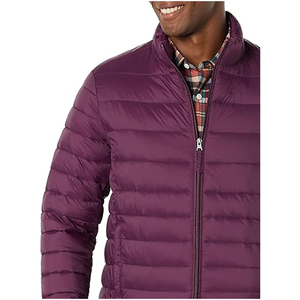 Nouvelle veste matelassée d'hiver avec logo personnalisé, imperméable, brillante, à bulles, pour homme, couleur unique avec capuche, qualité supérieure, vestes à bulles pour homme - Product Image 5