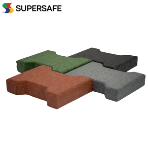 Adoquines de Goma Encastrables Ecológicos de Bajo Mantenimiento, Superficie Antideslizante, Grosor de 15-50 mm, Diseño Moderno para Exteriores - Product Image 2