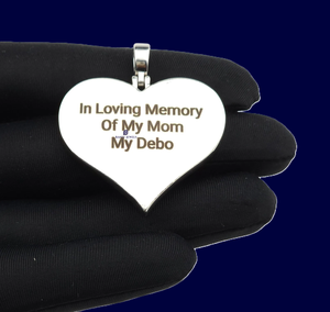 จี้รูปหัวใจหรูหราประดับมอสซาไนต์ฝังด้วยหินธรรมชาติ สไตล์ฮิปฮอป - Product Image 4