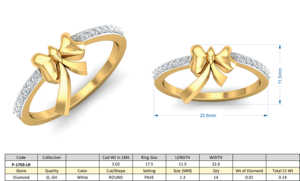 Unisex 18K Gold Plated Brass Fashionable <b>Ring</b> Cute Bowknot Design Square Cut Zircon Inlaid Gemstone Certified New Trendy Party - Product Image 6