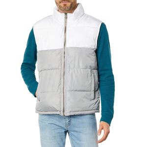 Veste d'hiver sans manches en laine pour homme, design personnalisé, gilet matelassé respirant, rembourrage en coton, logo personnalisé OEM - Product Image 1