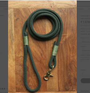 Make Your Own <b>Leash</b> Customized Colored Cotton Rope Handmade Dog <b>Leash</b> <b>Pet</b> <b>Leash</b> Set - Product Image 2