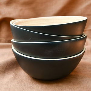 Artisanat beaux bols en laque bol en bambou filé meilleur choix ensemble de vaisselle pour la fête de noël - Product Image 5