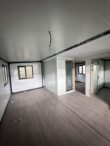 Casa prefabricada plegable moderna de 40 pies y 20 pies, casa pequeña de 2 dormitorios, envío rápido, Material de contenedor para Hotel de Rumania/Emiratos Árabes Unidos/EE. UU./UE/TURQUÍA - Product Image 2