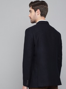 Abrigo Azul Marino Oscuro de Moda Masculina, Suministro Directo de Fábrica, para Estilo Casual, Formal y de Noche, Disponible a un Precio Accesible - Product Image 3