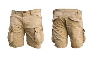 Vente en gros de shorts en jean ajustés pour hommes de créateur de haute qualité, ourlet roulé coupe-vent, coupe-vent, élastique respirant et respirant - Product Image 2