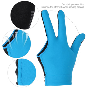 Gant de billard à une main et trois mains, Style tendance, pour Snooker, renforcer la force personnalisée OEM - Product Image 5