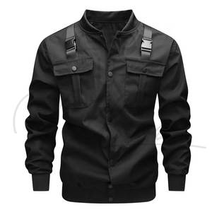 Chaquetas de Moda Masculina para Invierno 2026, Estilo Urbano, Gruesas, Resistentes al Viento, Transpirables, con Logotipo Frontal y Cuello Alto - Product Image 2