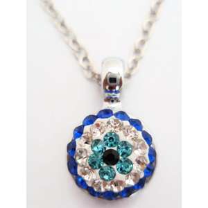 สร้อยคอคริสตัลตาปีศาจขนาดเส้นผ่าศูนย์กลาง1ซม. - Product Image 1