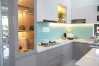Panneau en mousse PVC Dewoo avec surface stratifiée de haute qualité, épaisseurs 5/8/17 mm, noyau blanc et noir, service de découpe, panneau pour mobilier d'intérieur