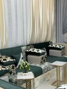 Sofá estilo Majlis árabe, diseño clásico, elegante conjunto para sala de estar, asientos de esquina de lujo, diseño que ahorra espacio - Product Image 4