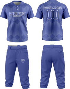 New Arrival Sports Wear Custom Name <b>Printed</b> 100% Polyester Fabric Best Price Softball Uniform - Product Image 1