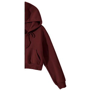 Vestido de Sudadera de Forro Polar Personalizado para Mujer, 100% Algodón, Transpirable, Resistente al Viento, Ecológico, con Diseño Bordado en Relieve en la Parte Delantera - Product Image 5