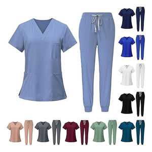 Qualité supérieure Médecin Scrubs Uniformes Ensembles Meilleure Vente Unisexe 4-Way Stretch Athletic Fit Uniforme quantité minimale de commande Bas - Product Image 3