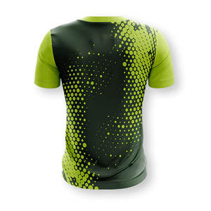 T-shirt de sport pour homme, vêtements de sport, entraînement en salle de sport, séchage rapide, polyester, course à pied, fitness, t-shirt d'équipe, OEM/ODM disponible - Product Image 2