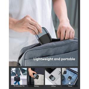 Afeitadora eléctrica para hombre, de doble cuchilla, para uso en seco y húmedo, impermeable IPX7, con alimentación USB, para cuerpo y barba, afeitadora de lámina lavable, con manual en alemán - Product Image 4