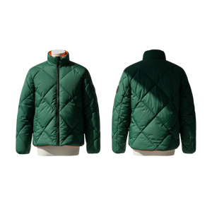 Veste matelassée en toile d'hiver moderne avec capuche, coupe-vent, doublure intérieure douce et couche d'isolation haute densité - Product Image 3