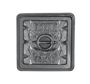 Couverture de fossé de drainage carrée noire en FRP, plaque de couverture d'eaux usées, garage souterrain, couverture d'eau de pluie, couvercle de regard - Product Image 1