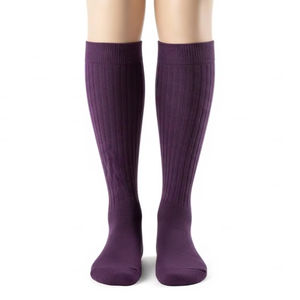 Calcetines de punto hasta la rodilla, de algodón y poliéster, tela absorbente de sudor, cómodos para uso diario, unisex, para adultos, venta al por mayor, búsqueda global, UE - Product Image 5