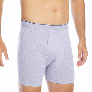 กางเกงชั้นในบ็อกเซอร์สำหรับผู้ชายเกรดสูงชุดชั้นในผ้าฝ้ายออร์แกนิกให้ความรู้สึกสดชื่นพร้อมพิมพ์โลโก้ทั้งหมด - Product Image 3