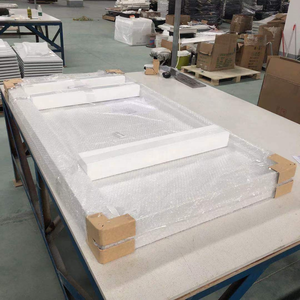 Islak banyo dikdörtgen katı yüzey drenaj ile SMC duş taban tepsisi - Product Image 4