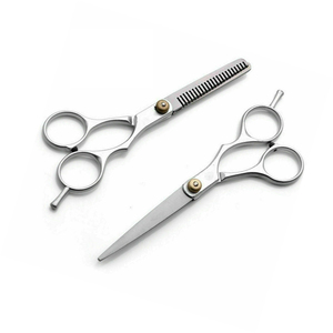 Ciseaux de coiffure 2 pièces paire de ciseaux de coupe pour barbier et amincissement paire de coupe pour barbier - Product Image 3