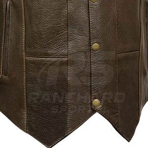 Gilet en cuir pour homme, dernier style, vêtements de mode, gilet en cuir pour homme, sans manches, gilet en cuir pour homme - Product Image 3