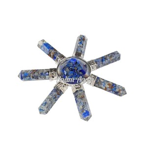 Natural <b>Crystal</b> Sodalite Chakra Healing Generator Arrowheads for Wholesale & Gift <b>Sets</b> - Product Image 4