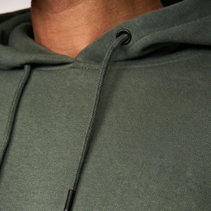 Conjunto de ropa deportiva de invierno de lana pesada con logotipo 3D personalizado, pantalones de chándal de alta calidad, sudadera con capucha, serigrafía para chándal - Product Image 4