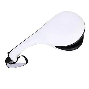 Blanc/Noir-Couleur Premium Qualité Logo Personnalisé Pu Cuir Punch Paddles Coaching Main Cible Boxe Formation Punch Paddles - Product Image 4