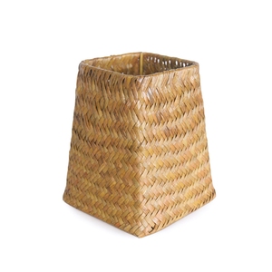 Macetas pequeñas de paja de bambú para decoración de oficina, decoración de mesa | Maceta hecha en Vietnam - Product Image 6