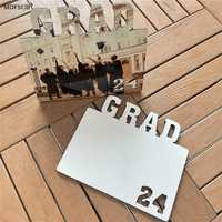 Bingkai Foto MDF Sublimasi Persegi Panjang Bersertifikat REACH EN71 150x180mm Tebal 5mm untuk Wisuda, Logo Kustom, Heat Press MDFSUB