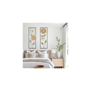 Art mural moderne en métal à motif de fleurs abstraites Offre Spéciale design encadré pour la décoration de salon et d'hôtel à la maison - Product Image 5