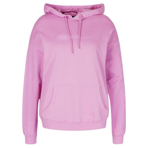 Venta al por mayor de las mujeres de gran tamaño 100% de algodón pulóver con capucha sudadera de punto largo sólido 3D liso hombro para gimnasio logotipo frontal - Product Image 1