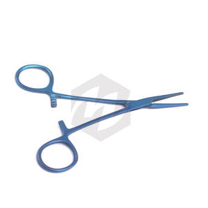 คีมล็อกสเตนเลสสตีลสีฟ้าคีมสำหรับแพทย์อุปกรณ์ทันตกรรม5.5" - Product Image 5