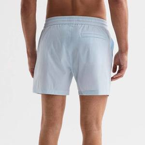 Pantalones cortos de verano de poliéster 100% para hombre, cómodos para ropa informal, entrenamientos de gimnasio, ropa de hombre al aire libre, pantalones cortos con cintura elástica para adultos - Product Image 3
