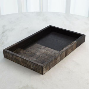 Plateau en corne noire de haute qualité pour un dessert élégant parfait pour les mariages et l'affichage de table de fête - Product Image 2