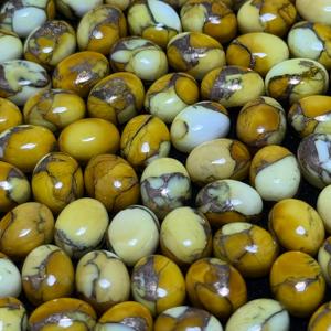 Kingman พลอยสีเหลืองเทอร์ควอยซ์จากน้ำผึ้งธรรมชาติ8X10มม. หลวมสำหรับทำเครื่องประดับรูปไข่หายากคุณภาพเรียบ - Product Image 2