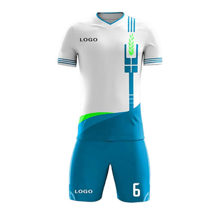 Camiseta de fútbol Sublimación de secado rápido Camiseta de equipo de fútbol personalizada Uniforme de entrenamiento de fútbol para hombres en blanco - Product Image 1