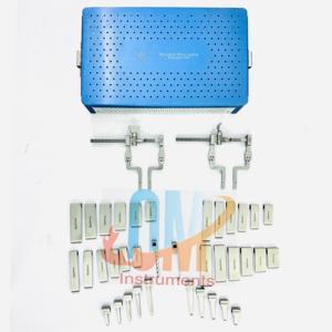 Juego de Retractores Lumbares McCulloch para Cirugía Espinal con Acero Inoxidable, Caja de Aluminio de Alta Calidad con Certificación CE por OMI - Product Image 2