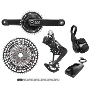 Grupo de Transmisión XX SL Eagle de Última Generación - AXS T-Type D1 con Medidor de Potencia, Juego de Bielas y Desviador Trasero Negro - ¡Pida Ahora! - Product Image 1