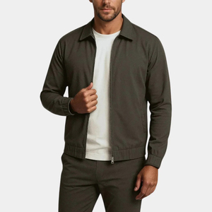 Survêtement Homme Personnalisé avec Logo Imprimé, Extensible, 100% Coton Respirant, Séchage Rapide, Léger, à Fermeture Éclair, Coupe Classique, Streetwear Hiver - Product Image 2