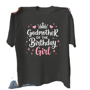 Camiseta de Cumpleaños Personalizada para Mujer, Cosida a Medida, Informal, Antiarrugas, Transpirable y Cómoda - Product Image 1