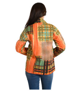 Chaquetas de retazos hechas a mano Chaqueta de invierno de algodón indio Abrigo vintage Estilo bohemio Chaqueta corta acolchada cálida con 2 bolsillos delanteros - Product Image 5