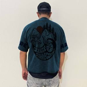 เสื้อยืดโอเวอร์ไซส์ผ้าฝ้าย 100% สำหรับผู้ชาย ทรงหลวม พิมพ์ลาย ระบายอากาศได้ดี กันยับ ไซส์พลัส สไตล์ฮิปฮอป เสื้อยืดเจอร์ซีย์ผู้ชาย - Product Image 4