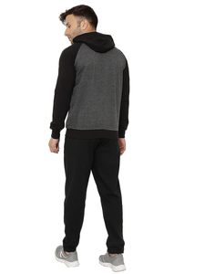 Chándal para correr con logotipo informal impreso personalizado unisex, ropa de invierno, conjunto de pantalones de chándal con capucha, talla XL para hombre - Product Image 2