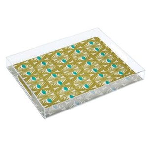 Acrylic Food Serving <b>Tray</b> Durable Premium Rectangular Design Perfect For Hotel Restaurant And Dining <b>Table</b> Settings - Product Image 1