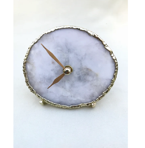 <b>Wood</b> & Metal Table Top <b>Desk</b> Clock for Home Hotel Office School Use Best Quality Table Top Use <b>Desk</b> Clock - Product Image 6